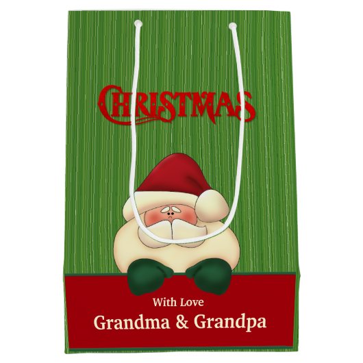 GOEDE JAREN kerstmis Medium Cadeauzakje (Achterkant)