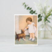 Goede jongen!  Border Collie Briefkaart (Staand voorkant)