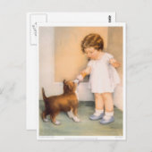 Goede jongen!  Border Collie Briefkaart (Voorkant / Achterkant)