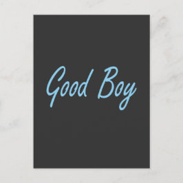Goede jongen briefkaart