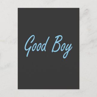 Goede jongen briefkaart