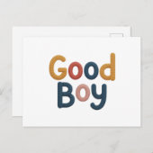 Goede Jongen Briefkaart (Voorkant / Achterkant)