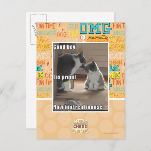 Goede jongen briefkaart (Voorkant / Achterkant)