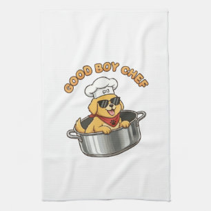 Goede Jongen Chef Koken Hond Theedoek