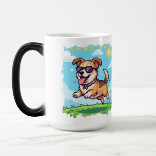 Goede Jongen Pixel Puppy Retro Gaming Design Magische Mok