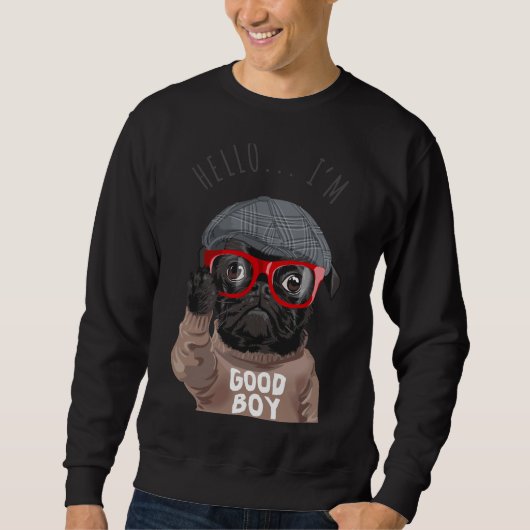 goede jongen pug Classic T-Shirt 609 (Voorkant)