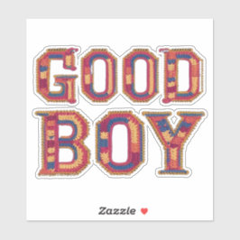 Goede jongen sticker