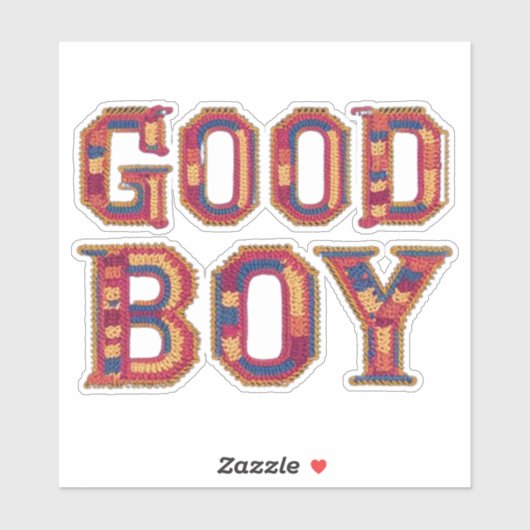 Goede jongen sticker (Vel)