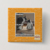 Goede jongen vierkante button 5,1 cm (Voorkant)