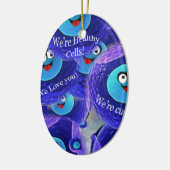 Goede jongens SuperCellular Keramisch Ornament (Links)