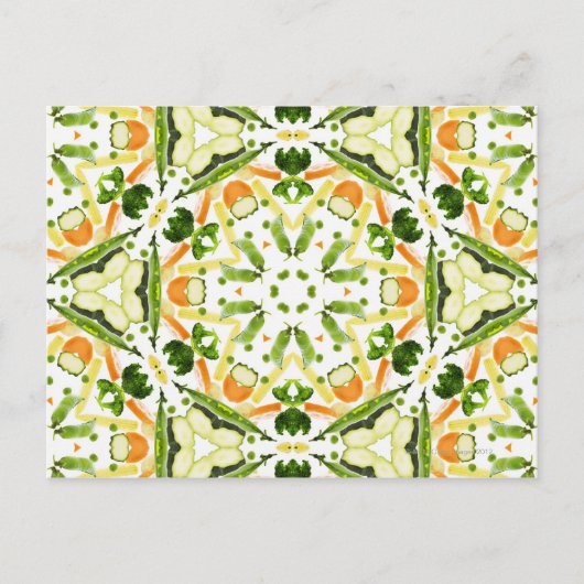 Goede karma en goed - zijnd van een gezond dieet 3 briefkaart (Voorkant)