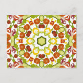 Goede karma en goed - zijnd van een gezond dieet briefkaart (Voorkant)