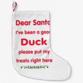 Goede kerstbedekking kleine kerstsok (Voorkant)