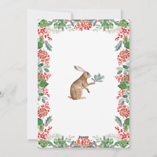 Goede kerstdagen in de Grote Joieri Feestdagenkaart (Achterkant)