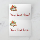 Goede kerstfeestjes feestdagen kaart (Binnen)