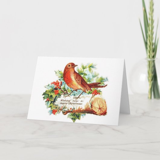 Goede kerstfeestjes feestdagen kaart (Voorkant)