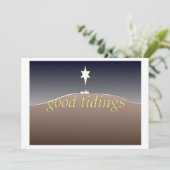 Goede kerstkaart (Staand voorkant)