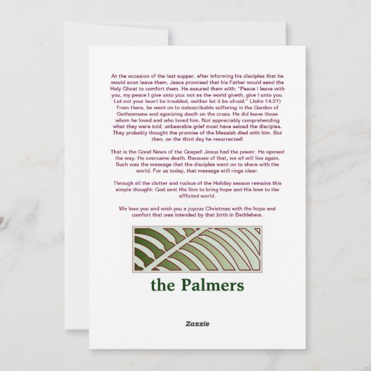 Goede kerstkaart (Achterkant)