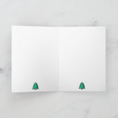 Goede kerstkaart - 8bit-pixel art feestdagen kaart (Binnen)