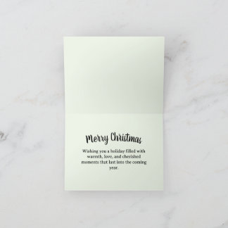 Goede kerstkaart bedankkaart