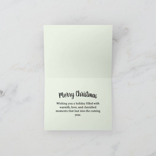 Goede kerstkaart bedankkaart (Binnen)