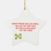 Goede kerstkerstversiering keramisch ornament (Voorkant)