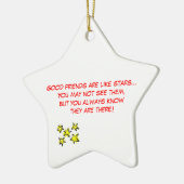 Goede kerstkerstversiering keramisch ornament (Links)