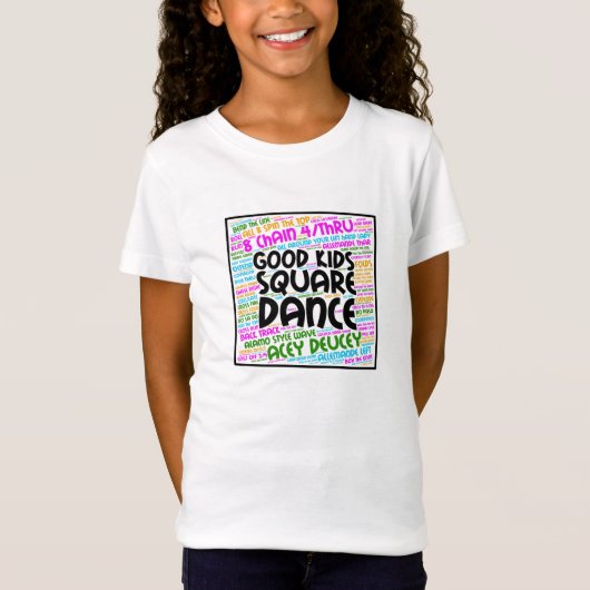 Goede Kinder vierkantsdans T-shirt (Voorkant)