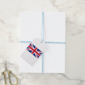 Goede kleur Britse vlag "Union Jack" Cadeaulabel (Met Touw)
