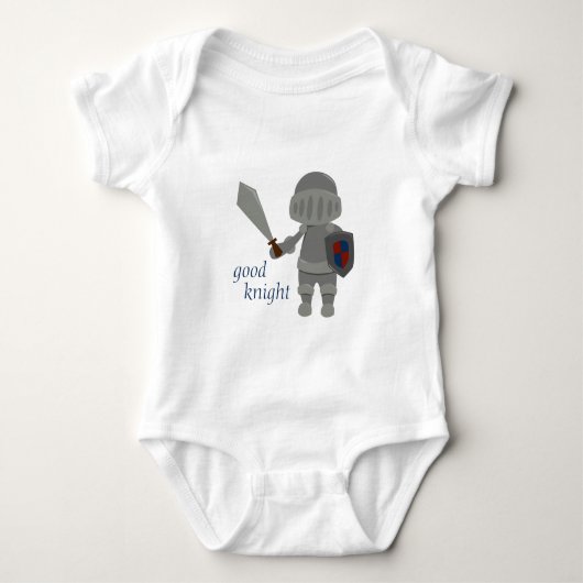 Goede Knight Suit van Armor Baby T-shirt (Voorkant)