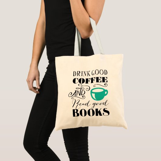 Goede koffie & boeken tote bag (Voorkant (product))