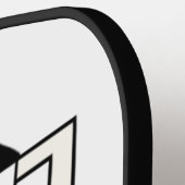 Goede Koffie Is Een Mensenrecht Pickleball Paddle (Links Detail)