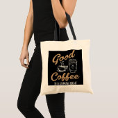 Goede koffie is een mensenrecht tote bag (Voorkant (product))