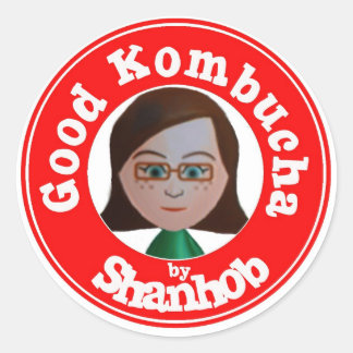Goede Kombucha Ronde Sticker