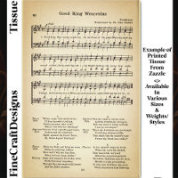 Goede Koning Wenceslas Bladmuziek DU5F Decoupage