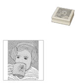 Goede Kop Koffie Rubberstempel (Gestempeld)