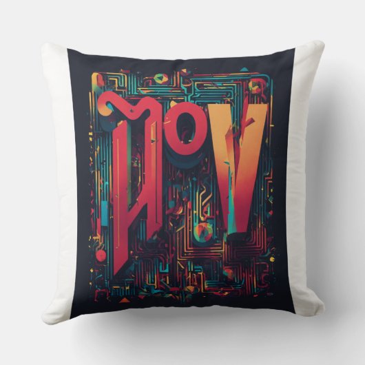 Goede kunst kussen (Achterkant)