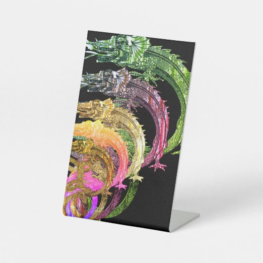 goede kunst reclamebord met voetstuk (Voorkant)