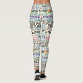 goede last typografie leggings (Achterkant)