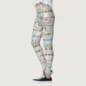 goede last typografie leggings (Links)