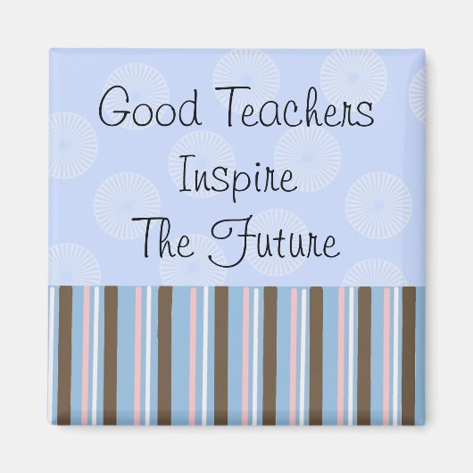 Goede leraren inspireren magneet (Voorkant)