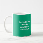 Goede leraren weten koffiemok (Links)