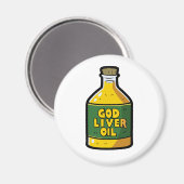 Goede leverolie magneet (Voorkant / Achterkant)