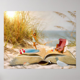 GOEDE LEZENDE POSTERS: "Summer Books" Poster