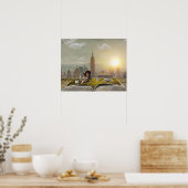 GOEDE LEZING POSTER: Leesend Vluchtje Poster (Keuken)