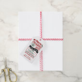 Goede lijst goedgekeurd door de Kerstman Cadeaulabel (Met Touw)
