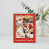 Goede Luck en Welvaart, Japanse baby's 1 Briefkaart (Staand voorkant)