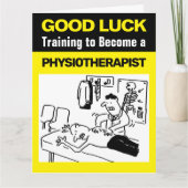 Goede Luck Training om fysiotherapeut te worden Kaart (Voorkant)