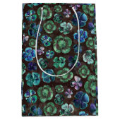 Goede Luck Waterverf Green Clovers Medium Cadeauzakje (Voorkant)