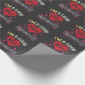 Goede mama praat gewoon veel over Hilarious moeder Cadeaupapier (Hoek)